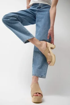 No.6 Store Alexis Clog on Platform in Bone