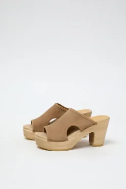 No.6 Store Alexis Clog on Platform in Bone
