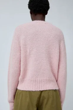 No.6 Store Alpaca Pullover Sweater in Baby Pink