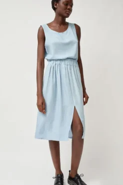 No.6 Store Basic Skirt in Light Blue Tencel