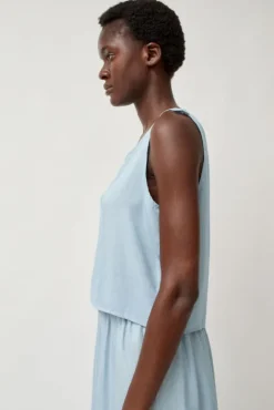 No.6 Store Basic Tank in Light Blue Tencel