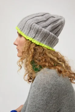 No.6 Store Benny in Grey and Neon Yellow