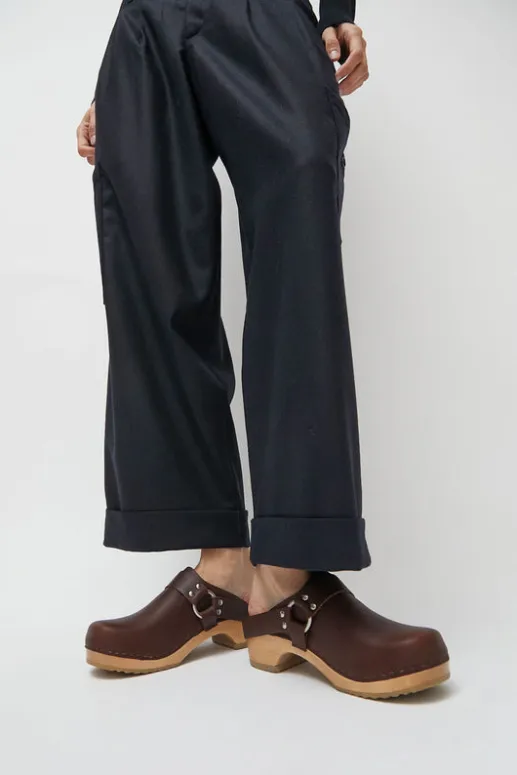 No.6 Store Brando Clog on Vintage Base in Molasses