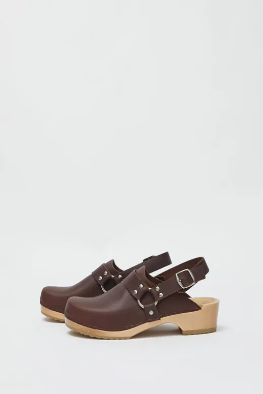 No.6 Store Brando Clog on Vintage Base in Molasses
