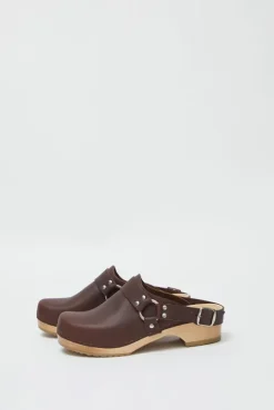 No.6 Store Brando Clog on Vintage Base in Molasses