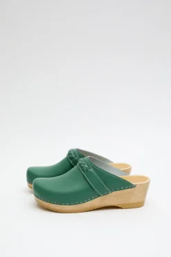 No.6 Store Bridget Clog on Mid Wedge in Sage