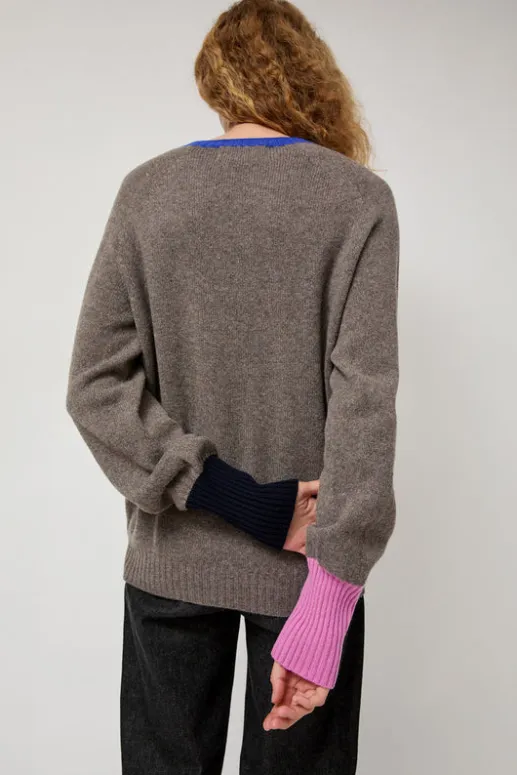 No.6 Store Bryan in Grey Blue Pink Navy