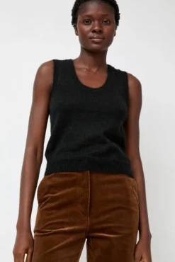 No.6 Store Carol U-Neck Vest in Black