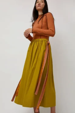 No.6 Store Cena Skirt in Sophos Green