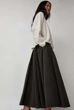 No.6 Store Circle Skirt in Dark Grey