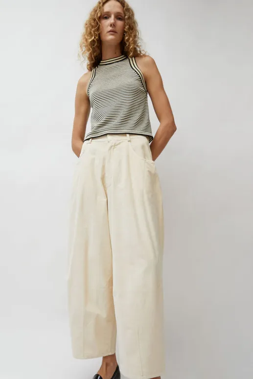 No.6 Store Corduroy Baggy Pants in Butter