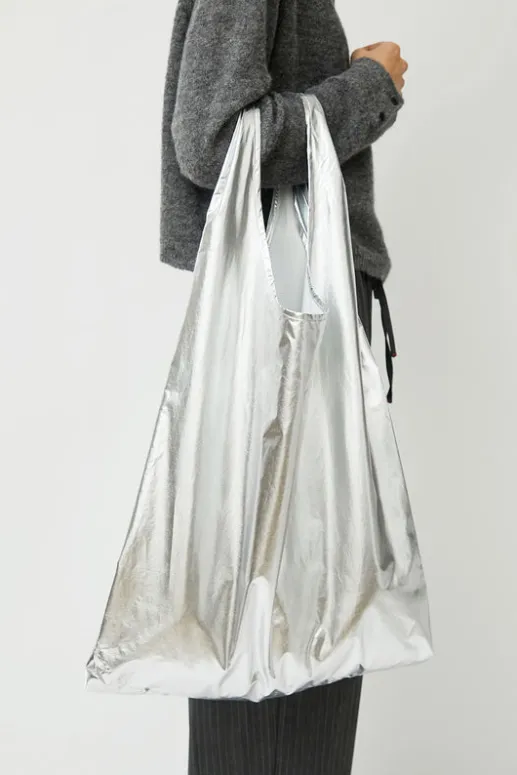 No.6 Store Cotton and Silk Hobo Bag in Silver