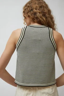 No.6 Store Cotton Striped Tank Top in Stripe