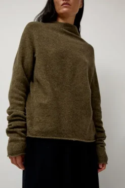 No.6 Store Daily Sweater in Forest Green