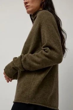 No.6 Store Daily Sweater in Forest Green