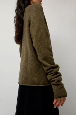 No.6 Store Daily Sweater in Forest Green