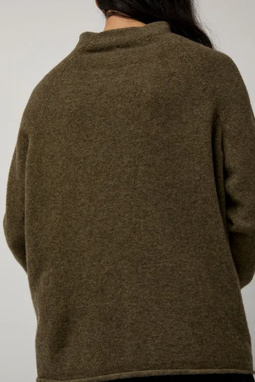 No.6 Store Daily Sweater in Forest Green