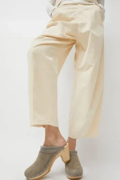 No.6 Store Dakota Shearling Clog on High Heel in Mist