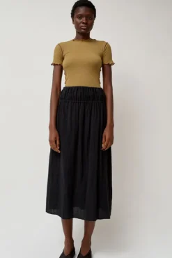 No.6 Store Diph Skirt in Black