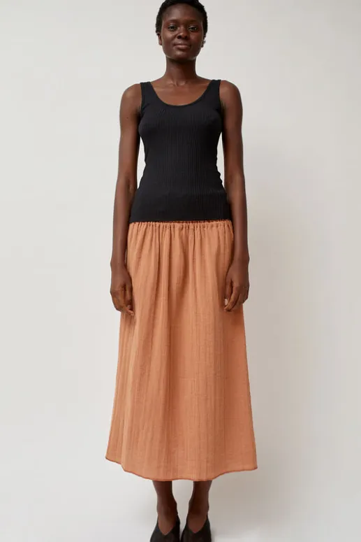 No.6 Store Diph Skirt in Brick