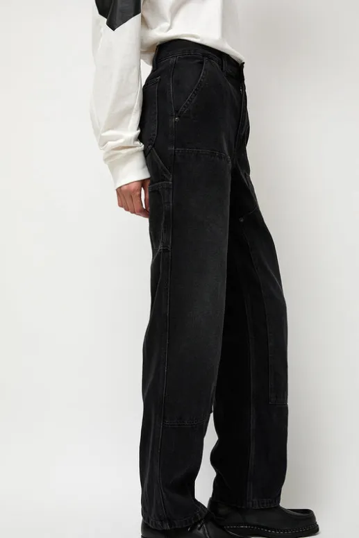 No.6 Store Double-Knee Jean in Spider Black