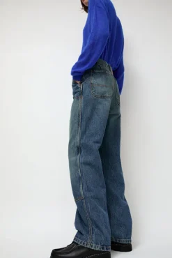 No.6 Store Double-Knee Jean in Tractor Blue