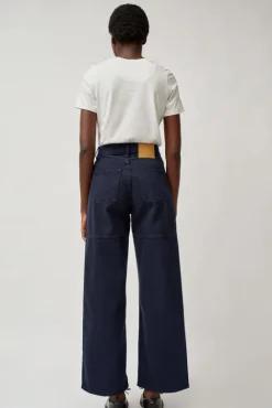 No.6 Store Elissa High Wide Jean in Marine Overdye