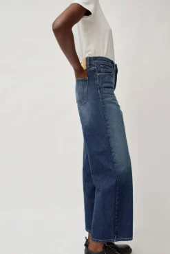 No.6 Store Elissa High Wide Jean in Cate Wash