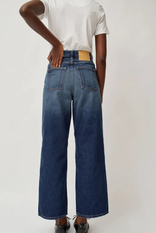 No.6 Store Elissa High Wide Jean in Cate Wash