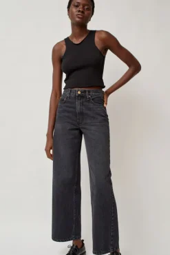 No.6 Store Elissa High Wide Jean in Stil Black