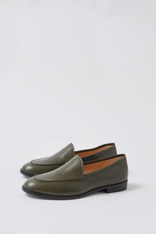 No.6 Store Emma Loafer in Olive