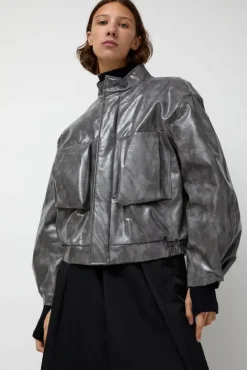 No.6 Store Ep Bomber Jacket in Charcoal