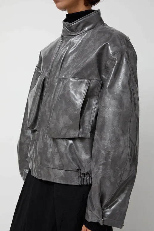 No.6 Store Ep Bomber Jacket in Charcoal