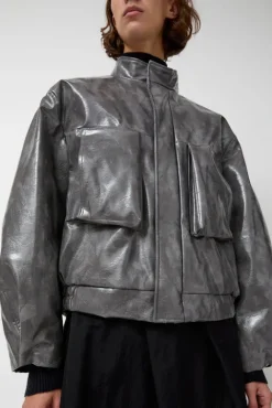 No.6 Store Ep Bomber Jacket in Charcoal