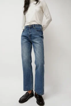 No.6 Store Erik Jean in Mid Blue