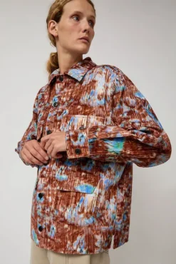 No.6 Store Field Shirt in Brown Hay Field