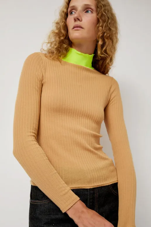 No.6 Store Frederique in Camel and Neon Yellow