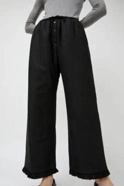 No.6 Store Frill Padded Pants in Black