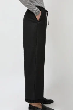No.6 Store Frill Padded Pants in Black