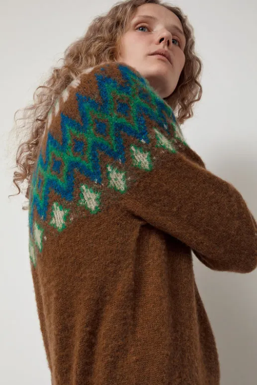 No.6 Store Future Fantasy Fairisle Sweater in Nut