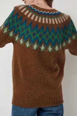 No.6 Store Future Fantasy Fairisle Sweater in Nut