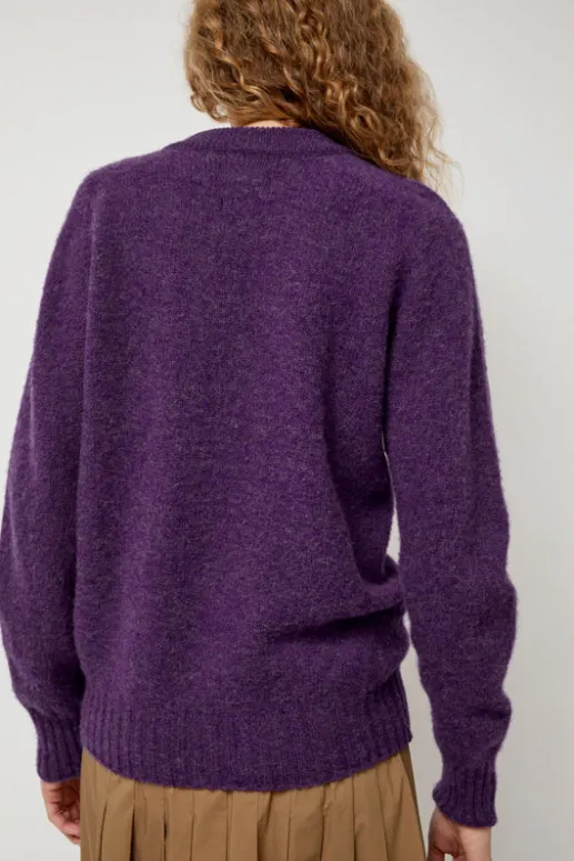 No.6 Store Future Memories V Neck Sweater in Lavender