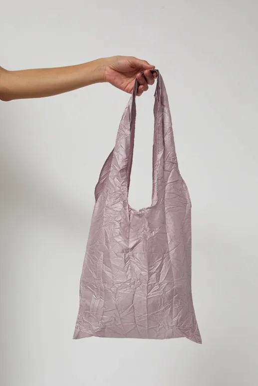 No.6 Store Gelato Wrinkle Fabric Bag in Pink