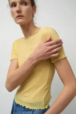 No.6 Store Gerrymandered Tee in One Yellow
