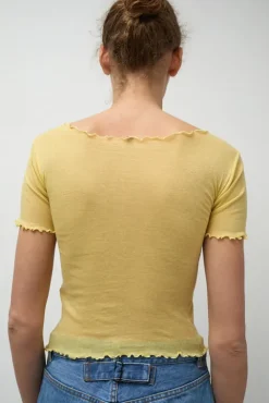 No.6 Store Gerrymandered Tee in One Yellow