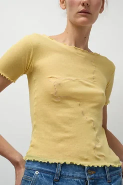 No.6 Store Gerrymandered Tee in One Yellow