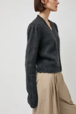 No.6 Store Grandma Cardigan in Dark Green