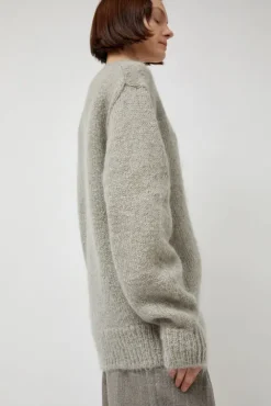No.6 Store Grandpa Cardigan in Light Grey