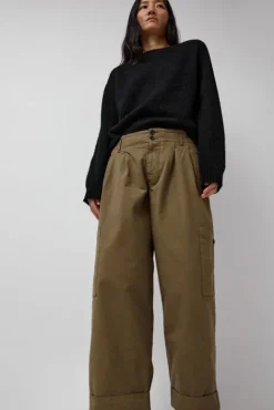 No.6 Store Grease Trouser in Olive