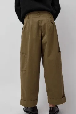 No.6 Store Grease Trouser in Olive